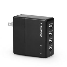 34W 5V / 6.8A 4 PORT USB WALL CHARGER